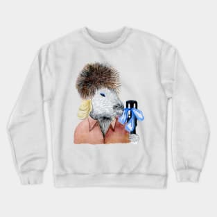 Capybara guitar player Crewneck Sweatshirt